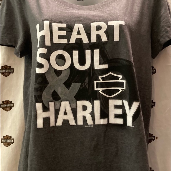 Ladies Harley Davidson Short Sleeve - Picture 1 of 2